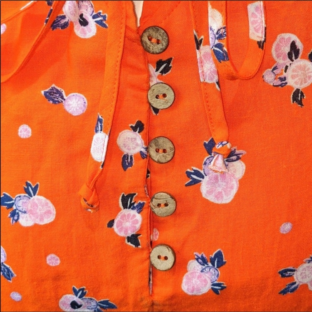 NWT Free People Printed Mini Floral Summer Dress - Picture 5 of 5